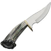 Rite Edge Knives EKB7 Skinner Mirror Fixed Blade Knife Elk Stag Handles