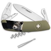 Swiza Pocket Knives B070W002 TT03 Tick Tool Bear