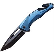 Tac Force Knives 1015BBK Linerlock Knife Assist Open Blue