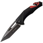 Tac Force Knives 1015RBK Linerlock Knife Assist Open Red