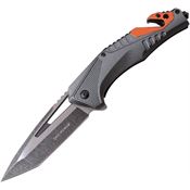 Tac Force Knives 1015OGY Linerlock Knife Assist Open Gray