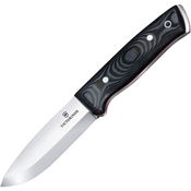 Swiss Army Knives 42261 Large Outdoor Master Satin Fixed Blade Knife Black and Blue Handles