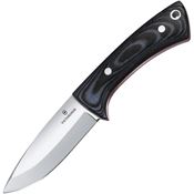 Swiss Army Knives 42262 Small Outdoor Master Satin Fixed Blade Knife Black Handles