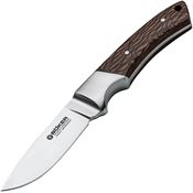 Boker 123535 Integral Hunter Satin Fixed Blade Knife Lacewood Handles