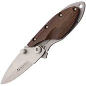 Maserin 550SA Onefold Framelock Knife Brown Wood Handles