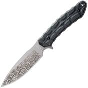 Kizlyar 0042 Aztec D2 Fixed Blade Knife Black Handles