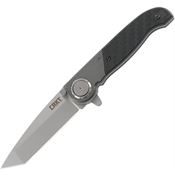 CRKT M4002 M40 Deadbolt Lock Tanto Stainless Knife Black Handles