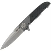 CRKT M4003 M40 Deadbolt Lock Spear Stainless Knife Black Handles