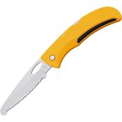 Gerber 6971 E-Z Out Rescue Lockback Knife Yellow Handles