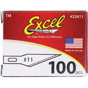 Excel Blades 22611 No 11 Double Honed Blade 100pk