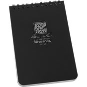 Rite in the Rain 746 Top Spiral Notebook Black