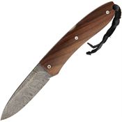 LionSTEEL 8800DST Opera Damascus Knife Wood Handles