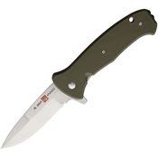 Al Mar K2210 SERE 2020 Assist Open Linerlock Knife OD Green Handles