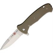 Al Mar K2214 SERE 2020 Assist Open Linerlock Knife Tan Handles