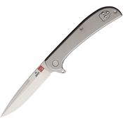 Al Mar K4112 Ultralight Hawk Framelock Knife Satin Handles