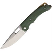 Bladerunners Systems S007G Navajo Linerlock Knife Green Handles