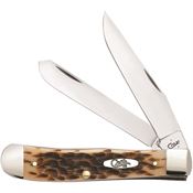 Case 06540 Trapper Amber Bone