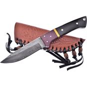 Frost CW4762BHD Damascus Hunter Buffalo Horn