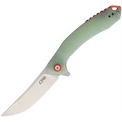 CJRB 1906NTG Gobi Linerlock Knife Jade Handles