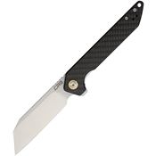 CJRB 1907CF Rampart Linerlock Knife Carbon Fiber Handles