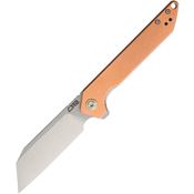 CJRB 1907COP Rampart Linerlock Knife Copper Handles