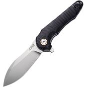 CJRB 1910BKC Mangrove Linerlock Knife Black Handles