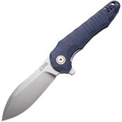 CJRB 1910GYC Mangrove Linerlock Knife Blue/Gray Handles