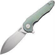 CJRB 1910NTG Mangrove Linerlock Knife Jade Handles