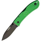 Ka-Bar 4062KG Folding Hunter Lockback Knife Green Handles