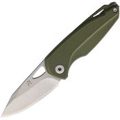 Revo 005ODG Vipera Linerlock Knife Green Handles