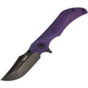 VDK 027 Talisman Linerlock Knife Purple Jade
