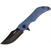 VDK 028 Talisman Linerlock Knife Blue Jade