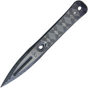 VZ Grips 00206LS Executive Dagger Black/Gray Fixed Blade Knife