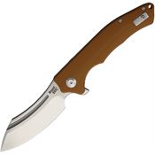 Beyond EDC 1903DGBN Sunder Linerlock Knife Brown Handles