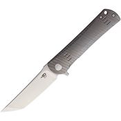 Bestech T1903F Kendo Framelock Knife Stripe Handles