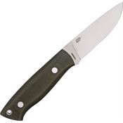BRISA 2015 Trapper 95 Fixed Blade Knife Green Handles