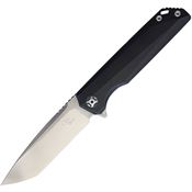 CH 3507CHR Linerlock Knife Black G10 Tanto