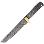 Knife Blanks 126D Tanto Knife Blade Damascus