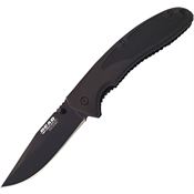 Bear & Son 61106 Sideliner Linerlock Knife Black Zytel Handles