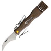 Maserin 800 Mushroom Stainless Knife Brown Handles