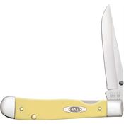 Case 7404 Peanut Harvest Folding Pocket Knife with Orange Bone Handle
