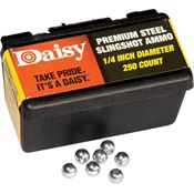 Daisy 8114 Steel Slingshot Ammo .25in
