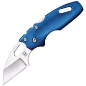 Cold Steel 20MTB Mini Tuff Lite Tri-Ad Knife Blue Handles