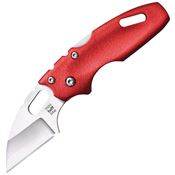 Cold Steel 20MTR Mini Tuff Lite Tri-Ad Knife Red Handles