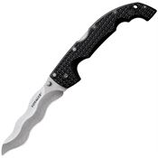 Cold Steel 29AXW Kris Voyager Lockback Knife Black Handles