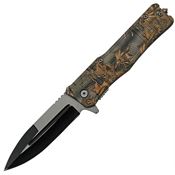 China Made 300513CM Camo Linerlock Knife A/O