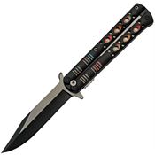 China Made 300514MC Fly Linerlock Knife A/O Spectrum