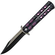 China Made 300514PK Fly Linerlock Knife A/O Pink