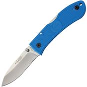 Ka-Bar 4062BL Folding Hunter Lockback Knife Blue Handles