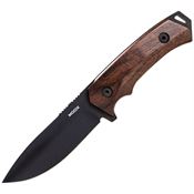 WOOX K00101 Rock 62 Fixed Blade Knife Sculpted Walnut Handles